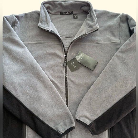 RIVER’S END - Men’s Full Zip Fleece Jacket - Picture 4 of 10